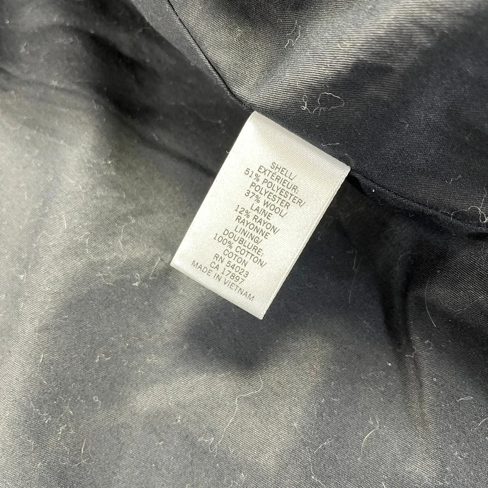 BR Wool Blend Jacket XL Grey Herringbone Field Coat  Winter Peacoat Classic